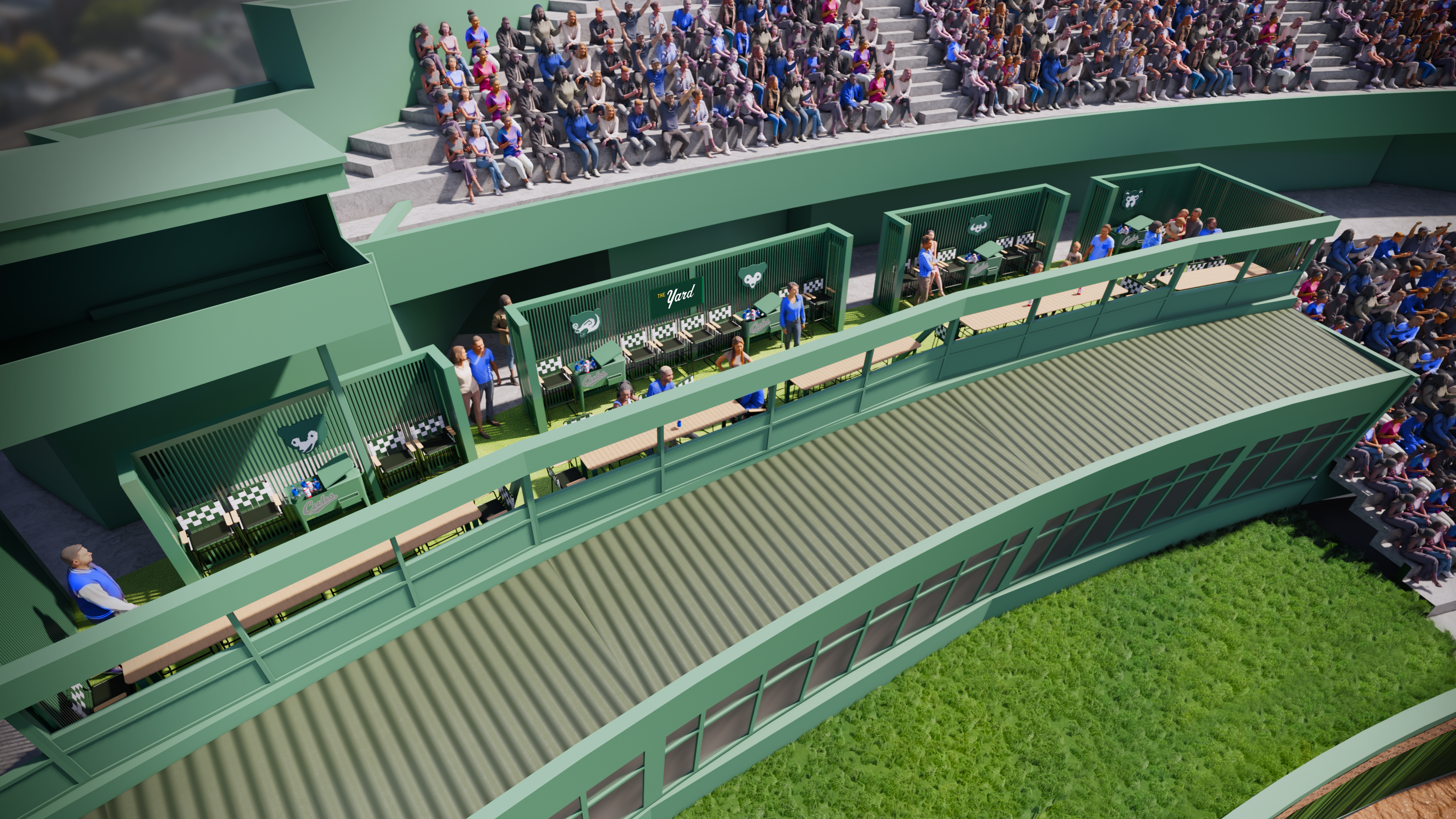  Cubs unveil ‘ultimate backyard' feature in Wrigley Field bleachers 