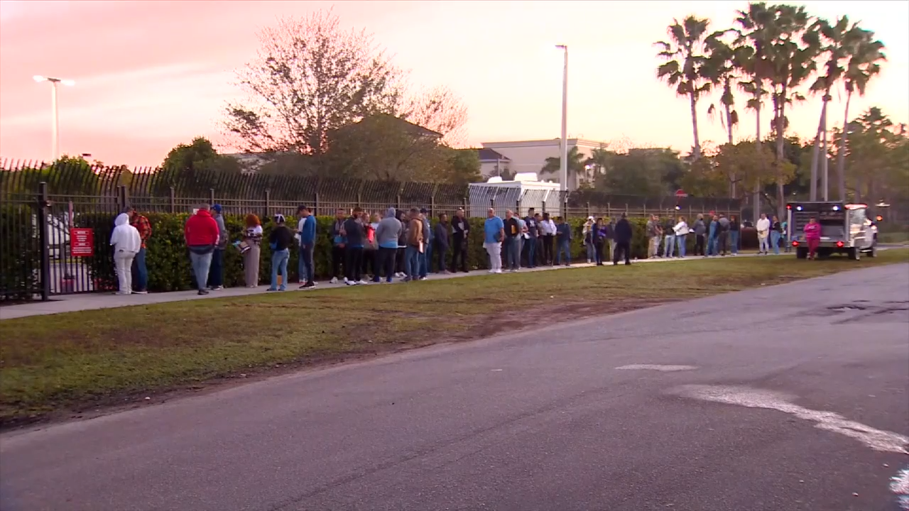   
																Families look for answers after loved ones detained as part of ICE raids in South Florida 
															 