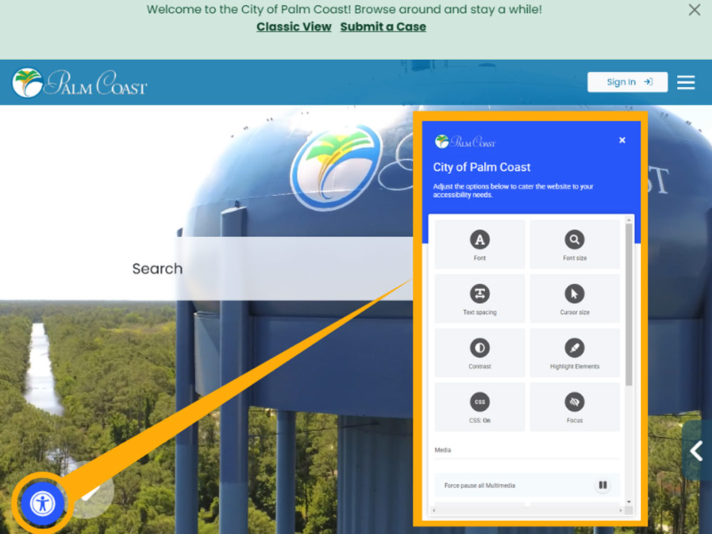  Palm Coast Government’s Website Launches ADA Functions to Improve Access for All 