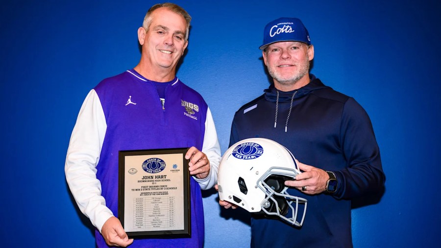  Brownsburg football coach named NFL's 2024 High School Coach of the Year 