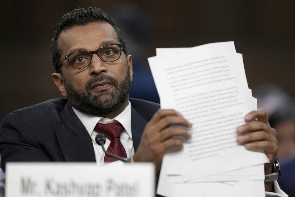  Trump's FBI chief pick, Kash Patel, insists he has no 'enemies list' and won't seek retribution 