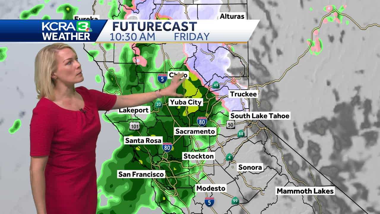  Northern California atmospheric river forecast: First round of rain and snow begins Friday 