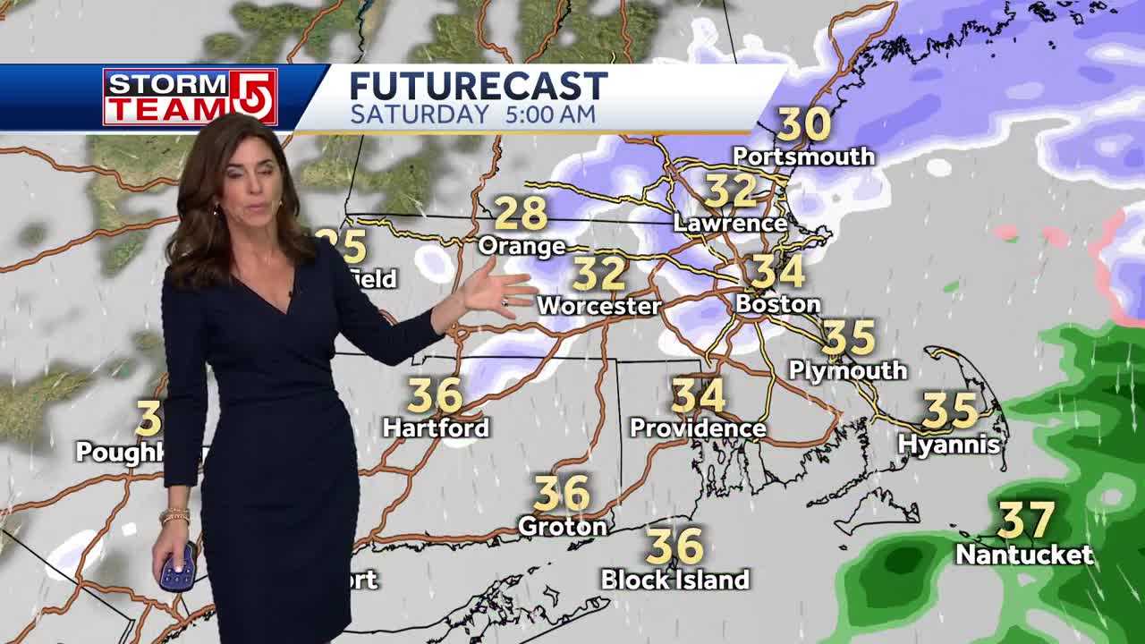  Video: Rain to change to snow; slick roads possible 