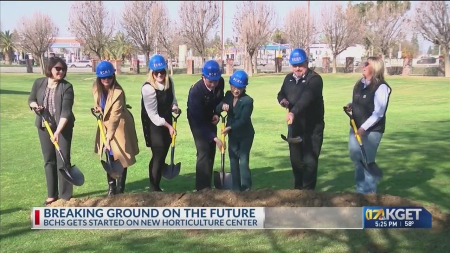  BCHS breaks ground on new horticulture center 