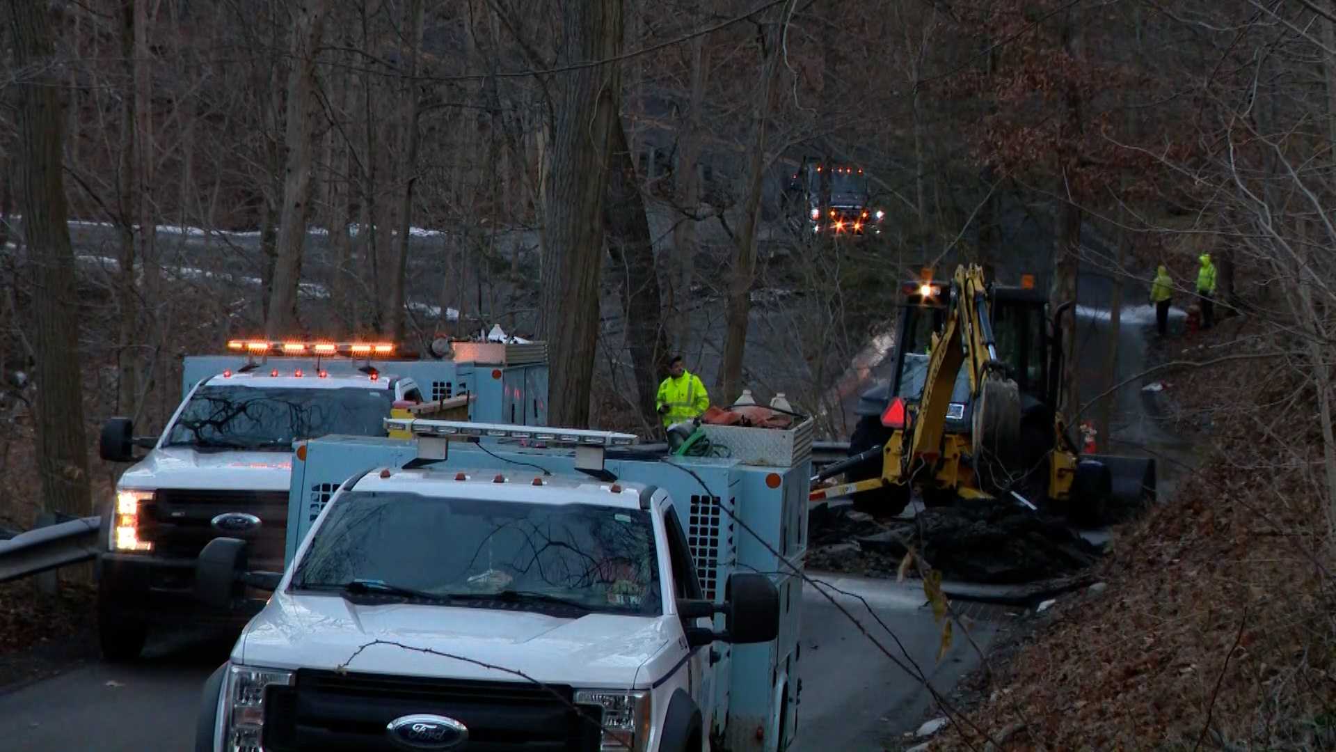  Repairs underway after water main break in Ohio Township  