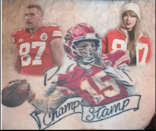  Chiefs fan with Patrick Mahomes tattoo, now wants signed Taylor Swift ink 