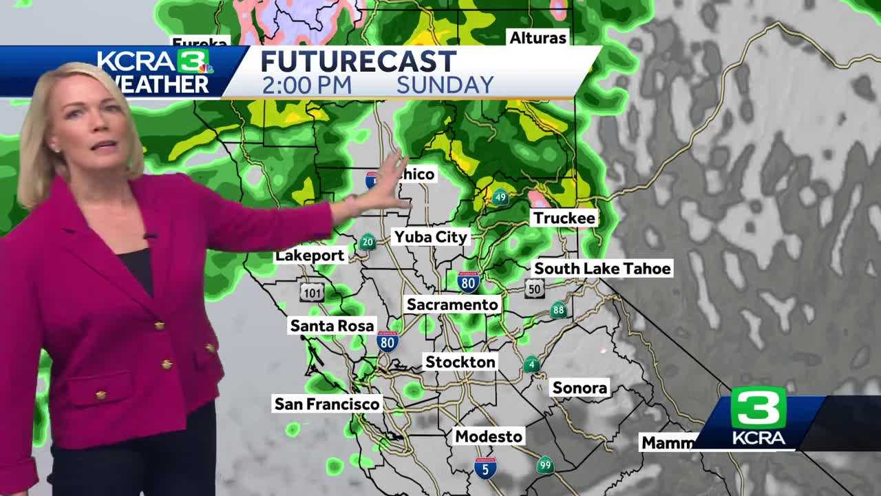  Northern California atmospheric river forecast: Intermittent showers continue on Sunday 