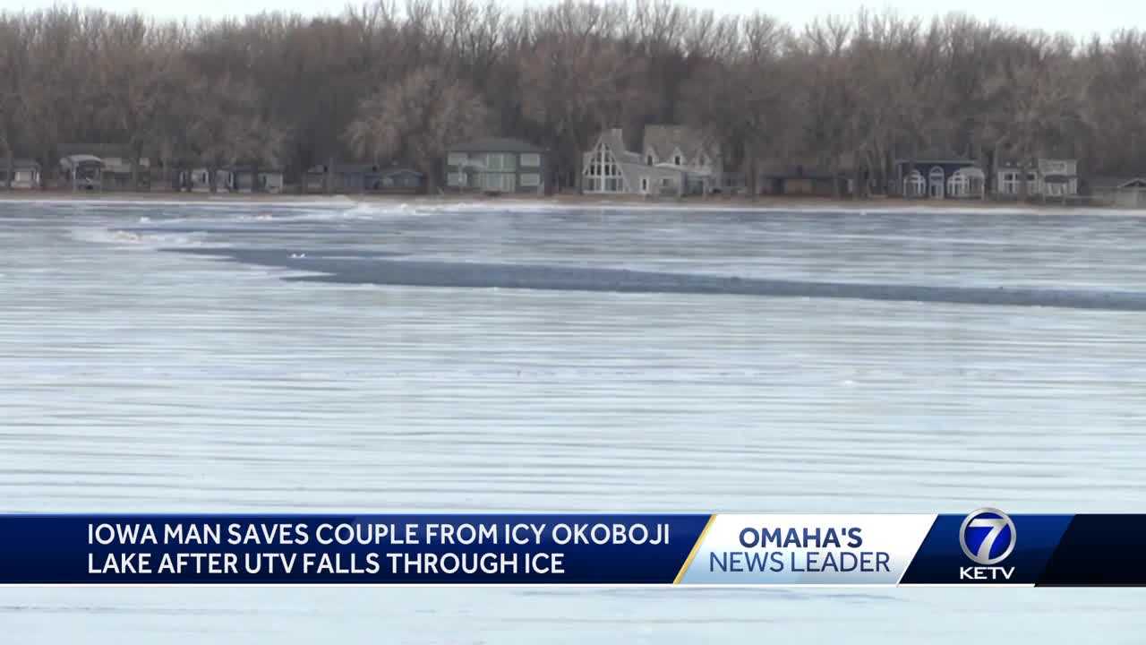  Iowa man saves couple after UTV falls through ice 