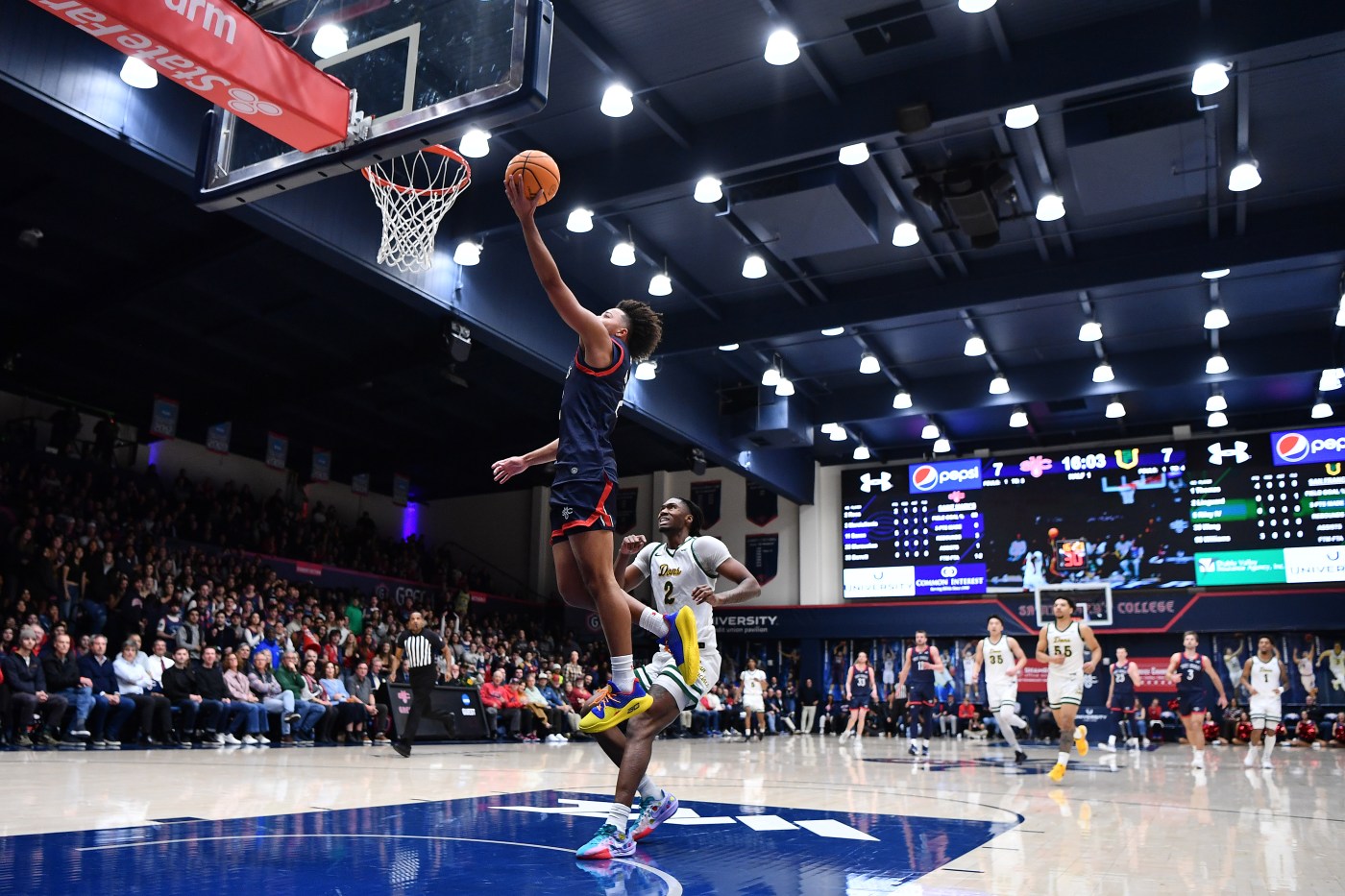  Unexpected contribution from Wessels helps Saint Mary’s men knock off Gonzaga 