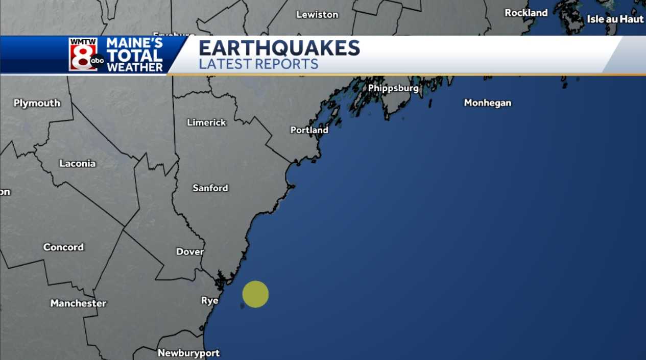  Another aftershock shakes off the coast of York Harbor 