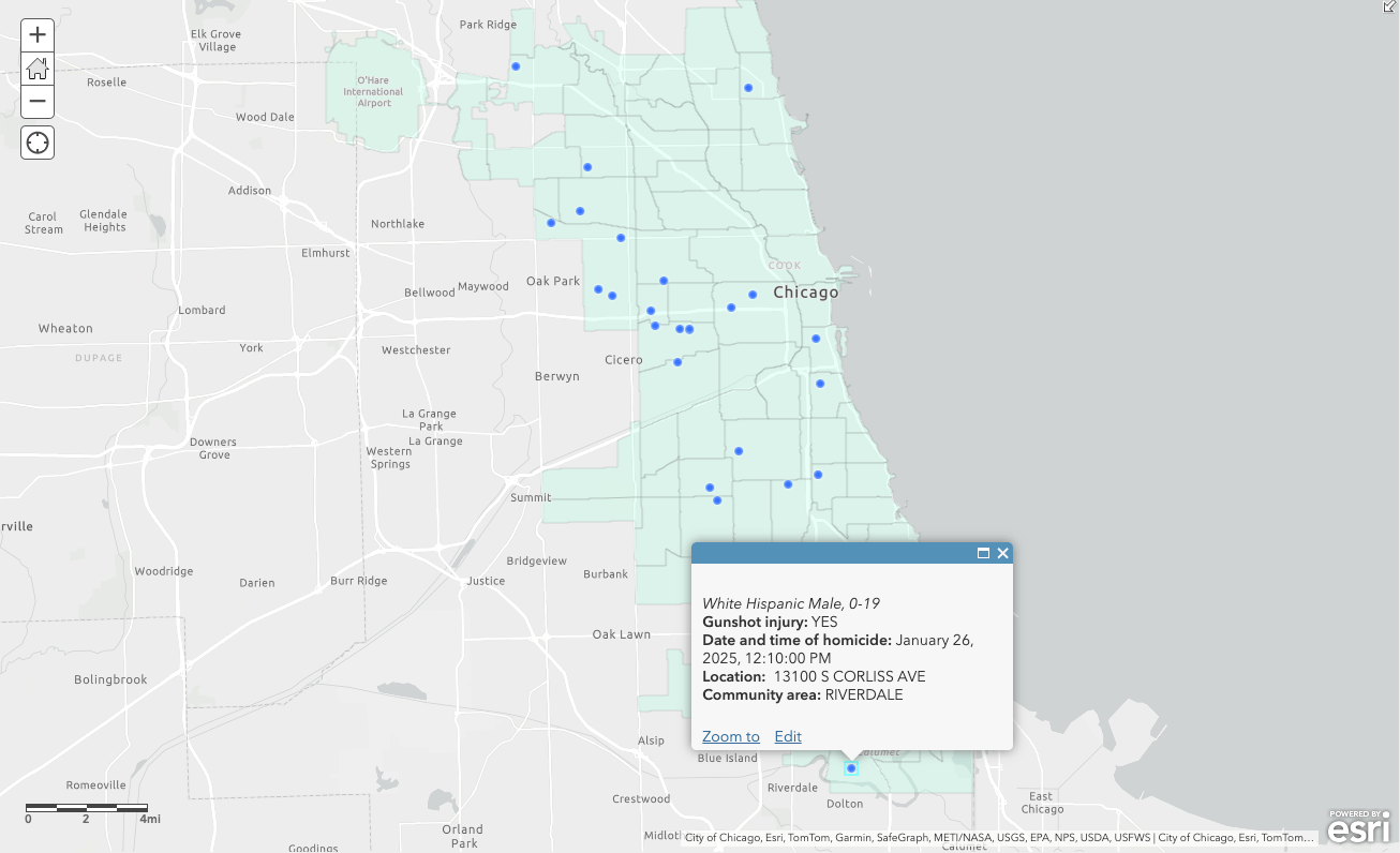  Chicago homicides in 2025: 38 people slain. Here’s how that compares with previous years. 