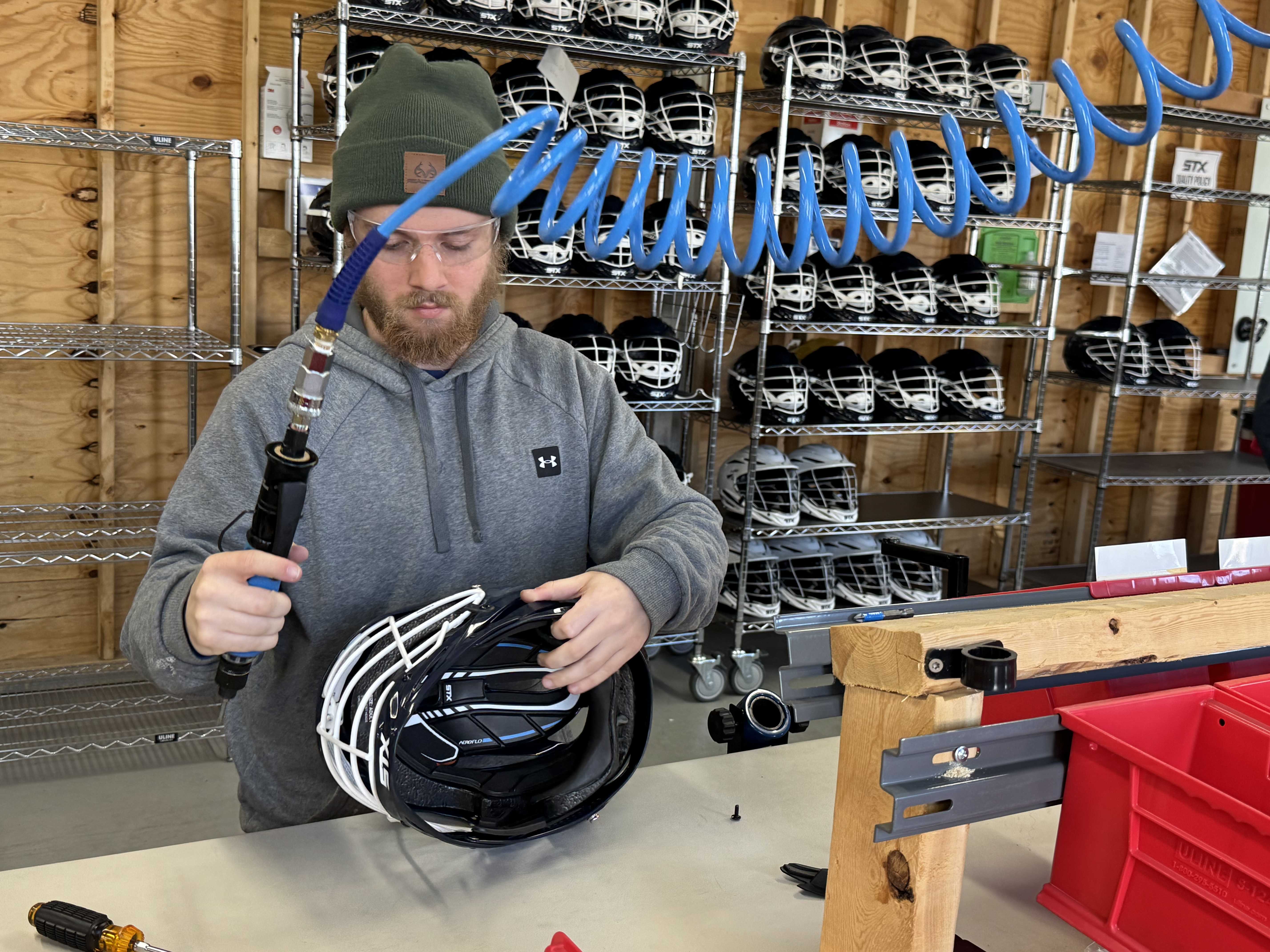  Major lacrosse company brings helmet manufacturing back to Baltimore 