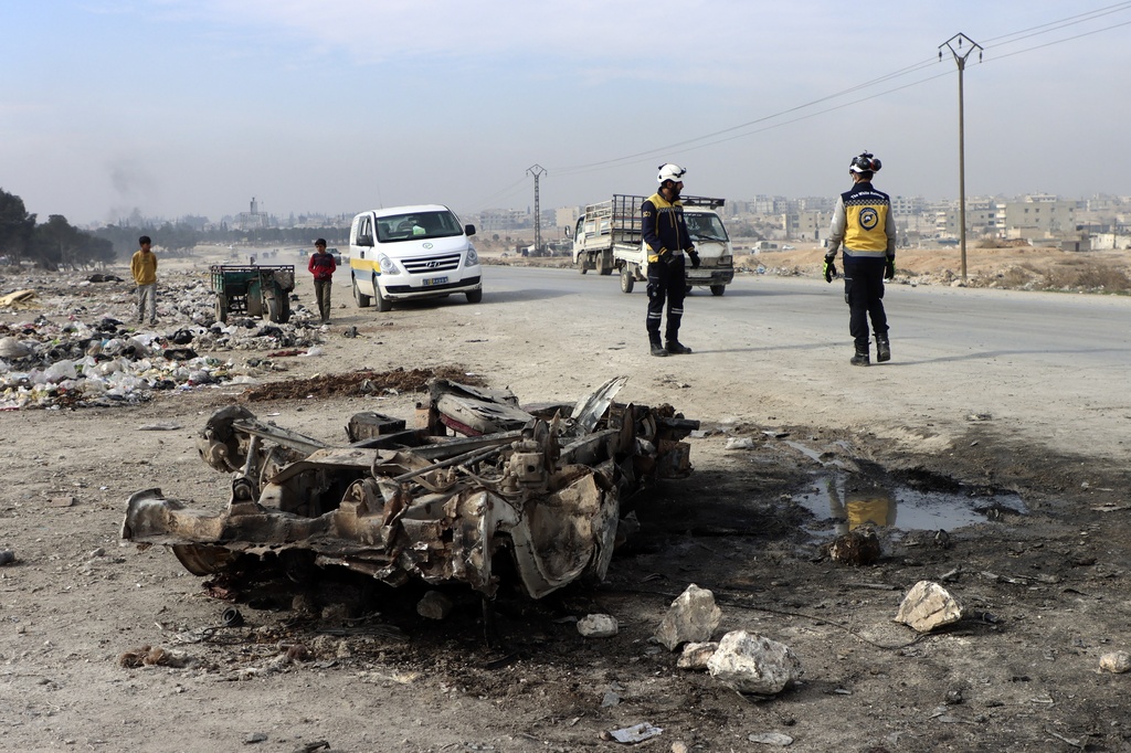  At least 19 killed mostly women in a car bomb explosion in northern Syria 