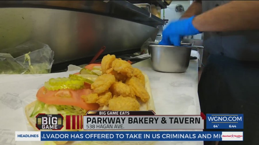  Big Game Eats - Poor Boys at Parkway Bakery & Tavern 