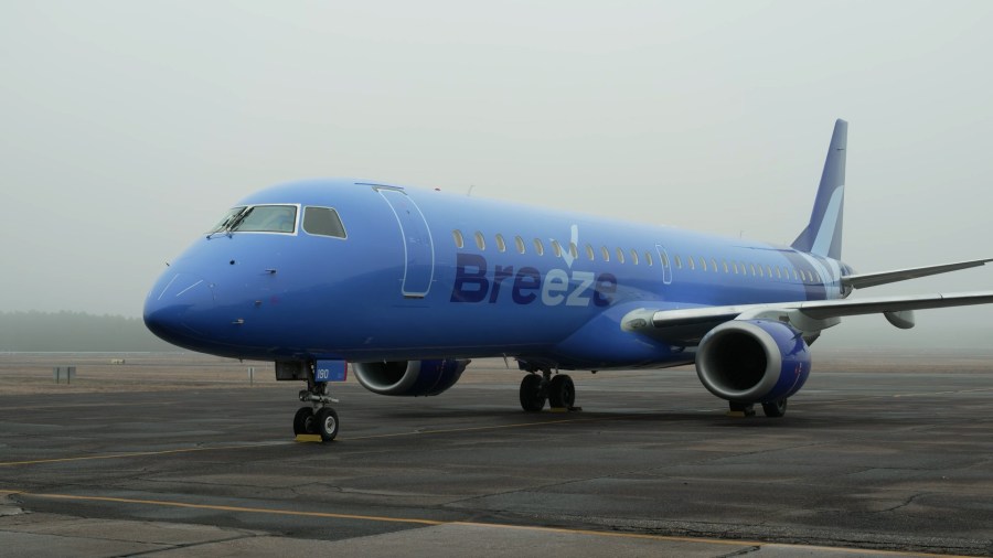  Breeze Airways offers flights from ROC to Florida, New Orleans 