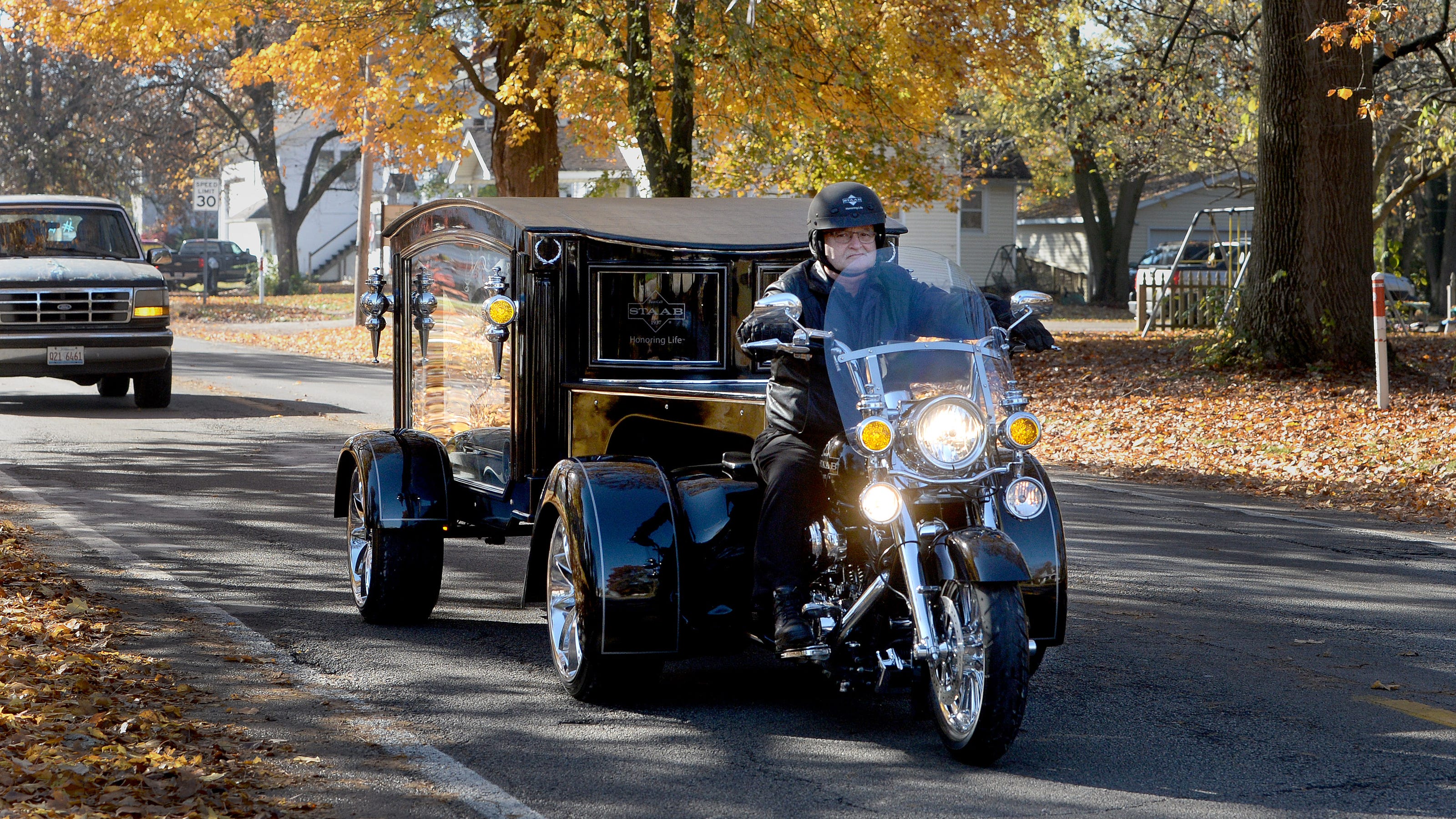  'I thought it might honor the young boy.' Funeral home lends touch on Hunter's final ride 