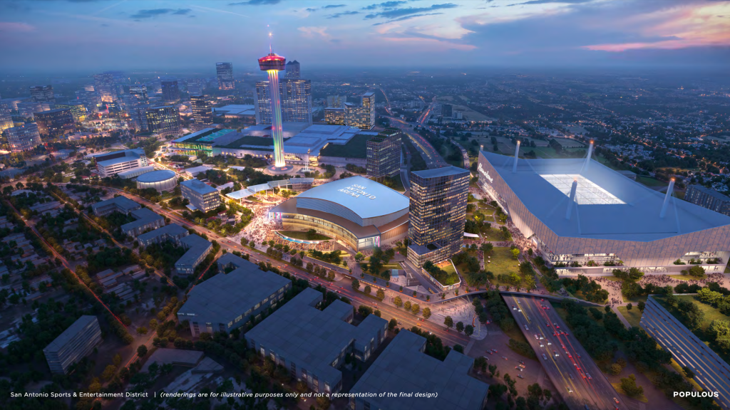  New Spurs arena estimated to cost $1B, funded in part by potential hotel tax increase 