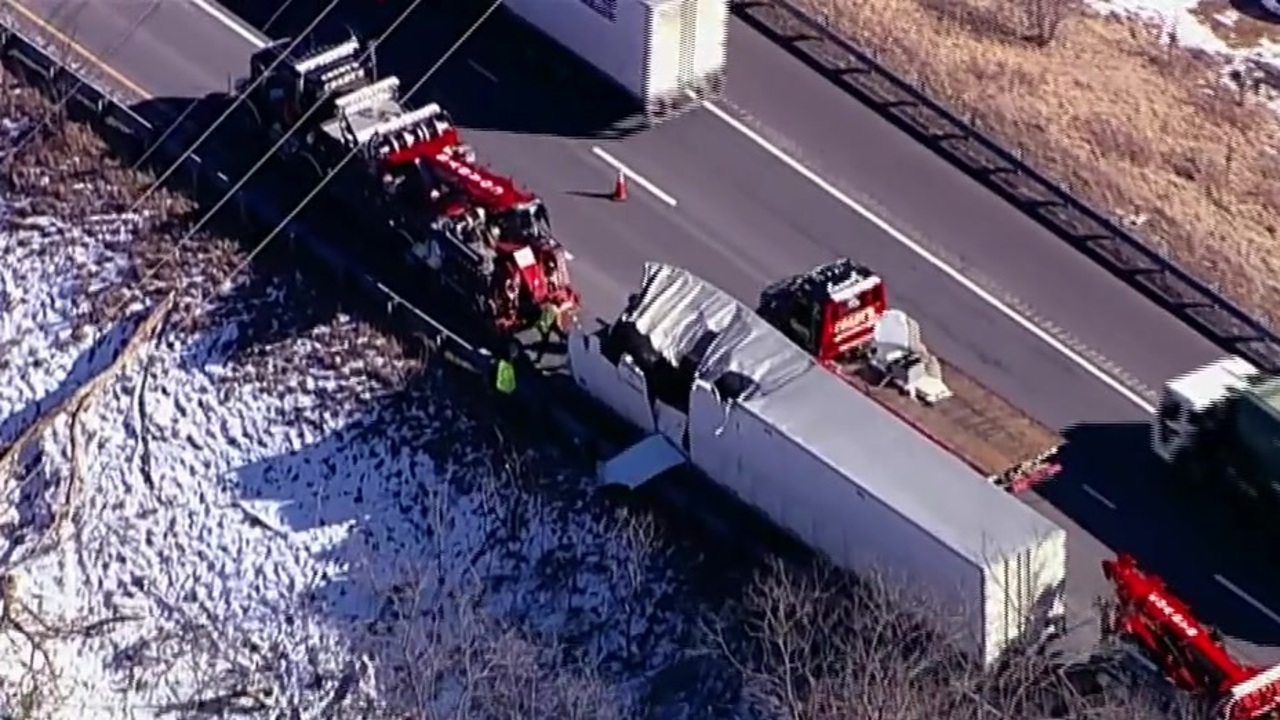  Tractor-trailer crash in Methuen 