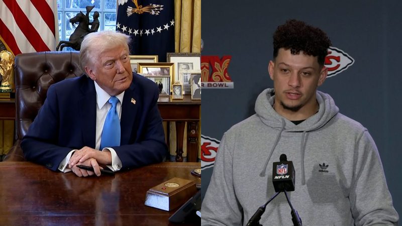  Mahomes reveals thoughts on Trump attending the Super Bowl 