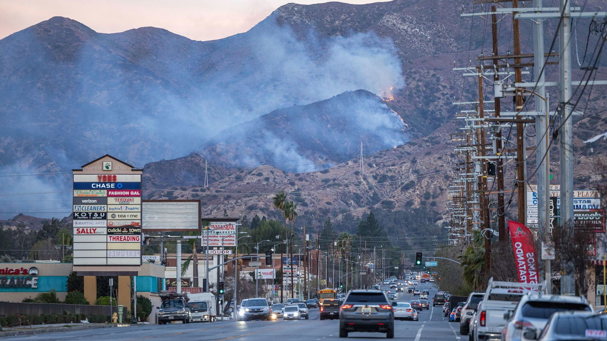  California utility company says its equipment may have sparked a Los Angeles-area wildfire 