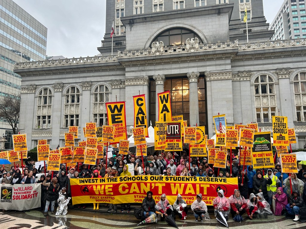  With budget clouds overhead, Oakland teachers launch their campaign for better-resourced schools 