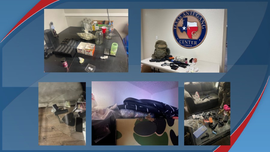  TAG makes arrest, seizes drugs and firearms at Lubbock apartment complex 