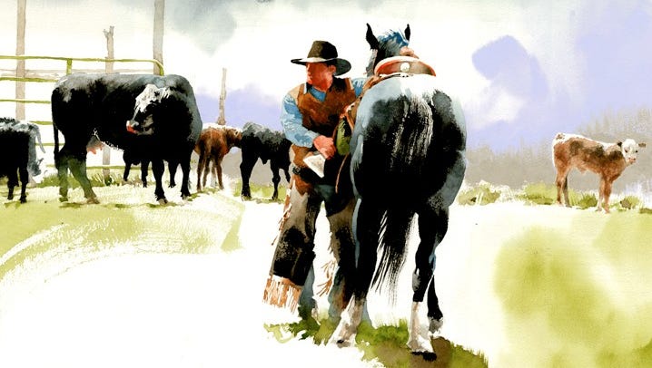   
																Git along, little dogies, to see Western art at Fort Concho 
															 