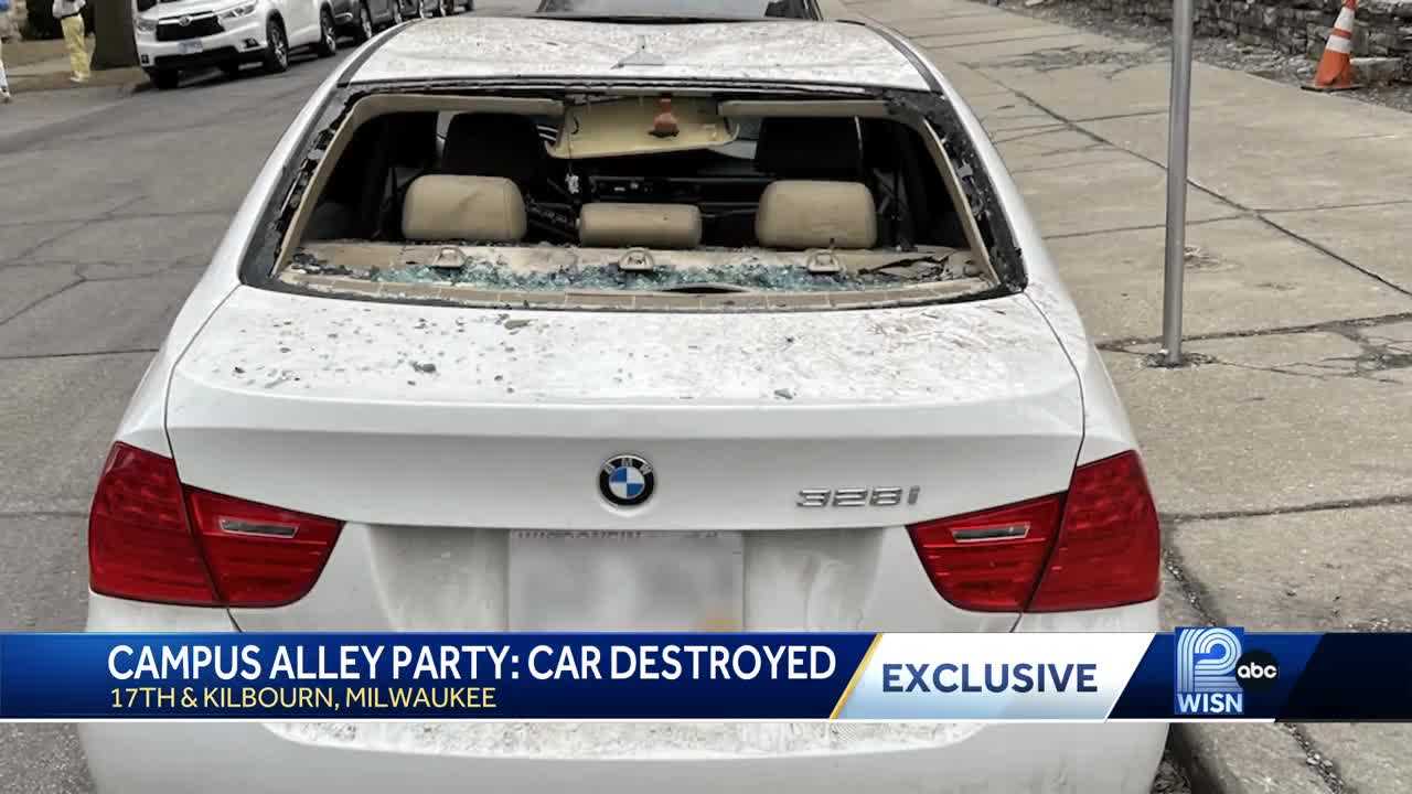  Partiers destroy student's car at National Marquette Day party 