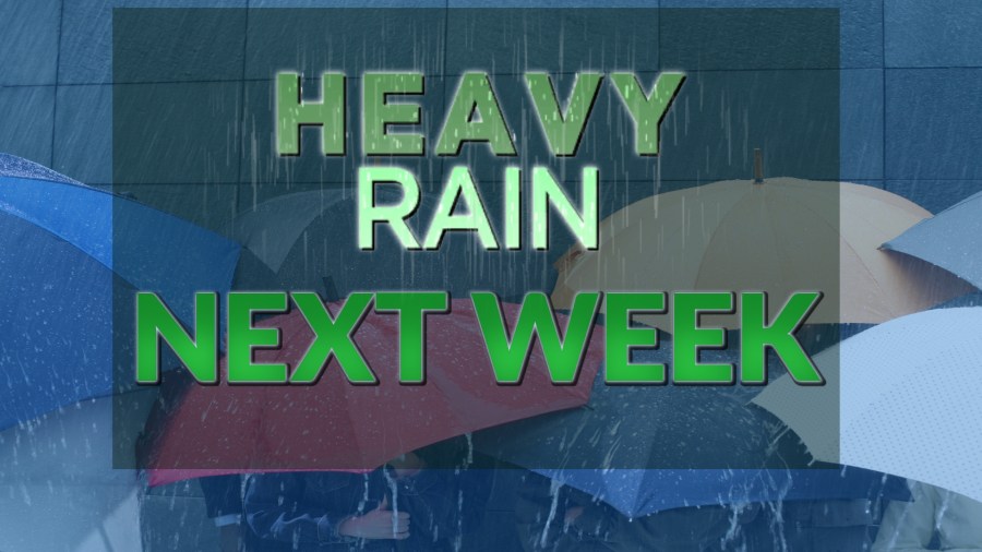  Temperature swing this weekend - heavy rain liekly next week 