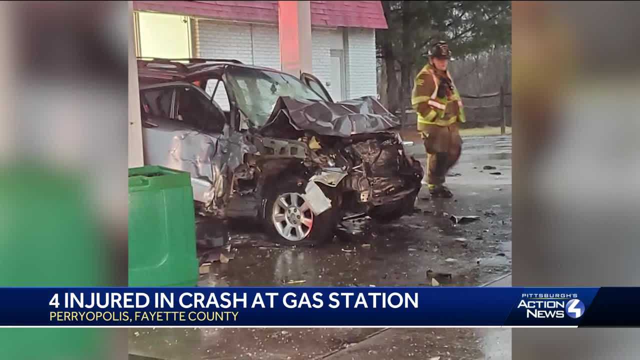  At least 4 injured in Fayette County gas station crash  