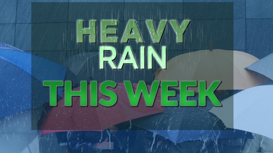  Heavy rainfall and flooding concerns this week 