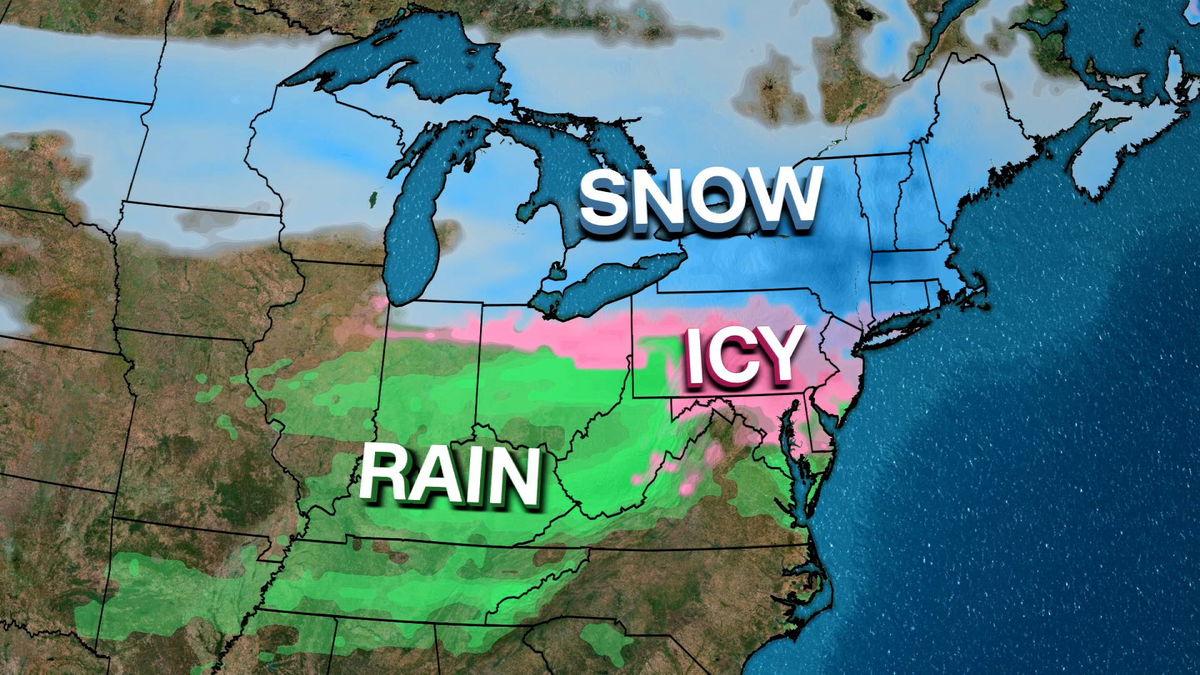  Fast-moving winter storm is bringing snow, sleet and ice to Midwest and Northeast 