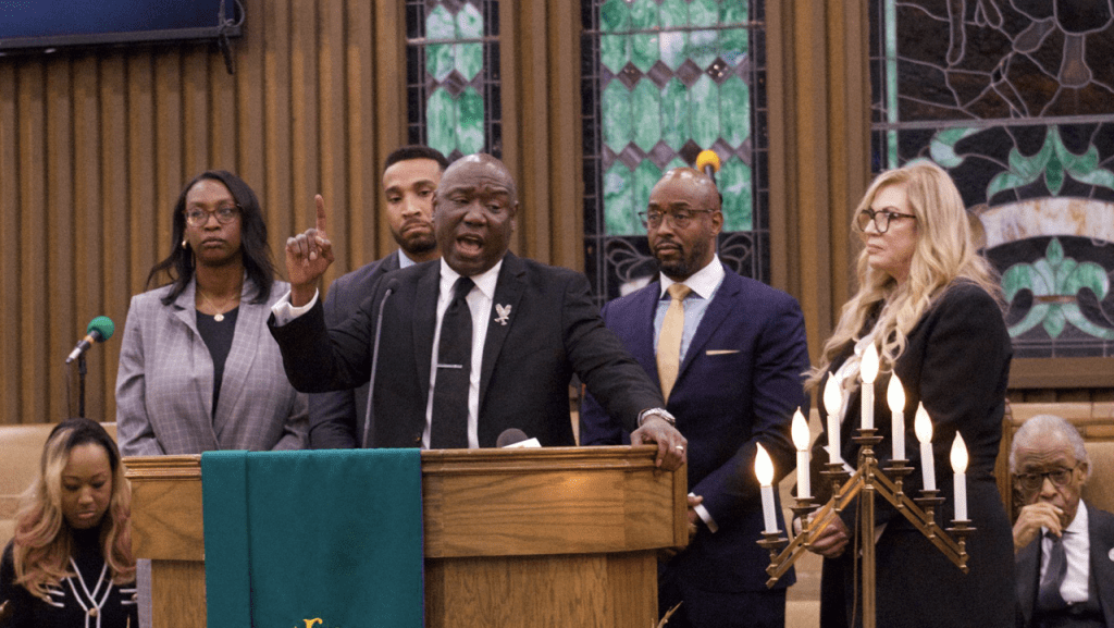  Rev. Al Sharpton and Attorney Ben Crump Honor the Lives Lost in the Eaton Fire at Memorial Service 