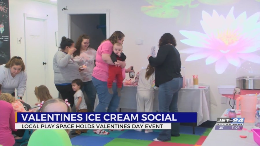  Getting in the Valentine's spirit with a Valentine's Day ice cream social 