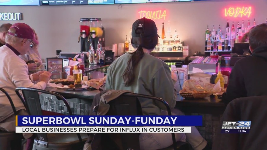  Local bars and restaurants prepared for the Super Bowl rush Sunday 