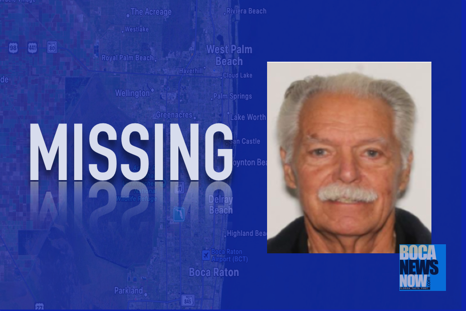  Boca Raton Man Is Missing, Police Seek Your Help 