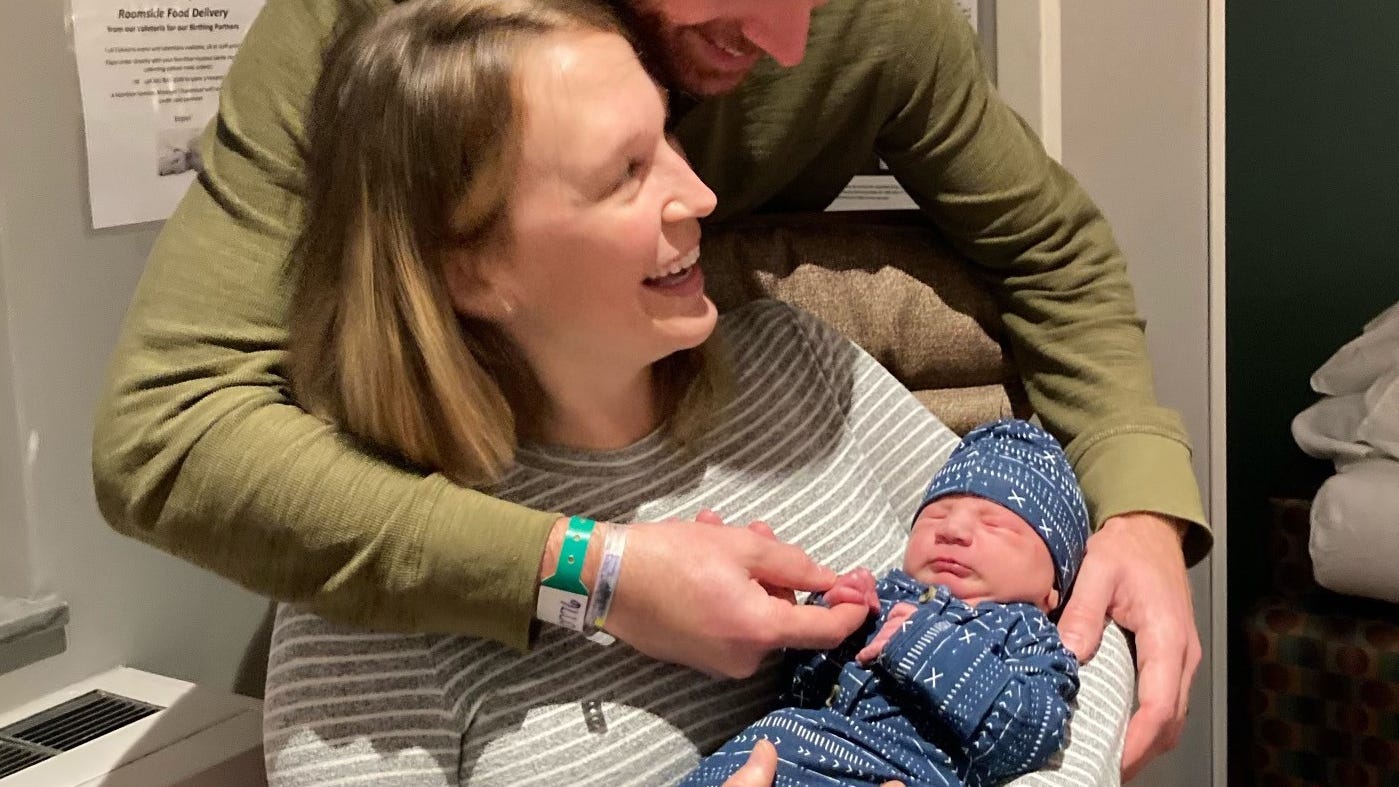  Meet Lewis Kent Coutre, the first baby born at Newport Hospital in 2021 