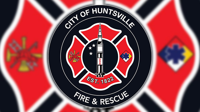  Huntsville Fire & Rescue responding to structure fire on Jordan Lane 