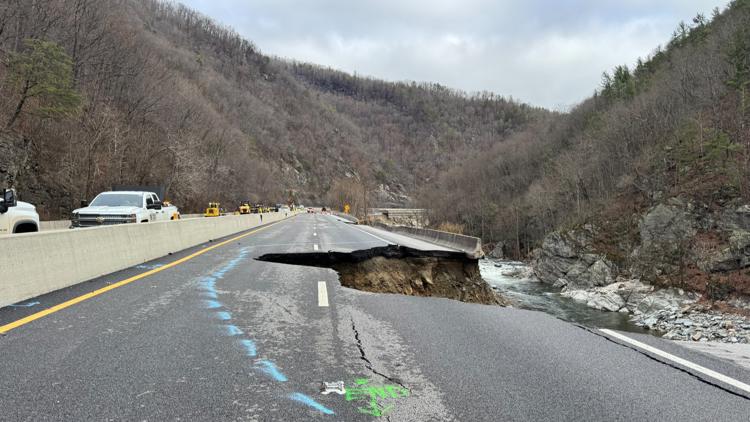  2 lanes of Helene-damaged portion of I-40 in western NC set to reopen soon: Governor Stein 