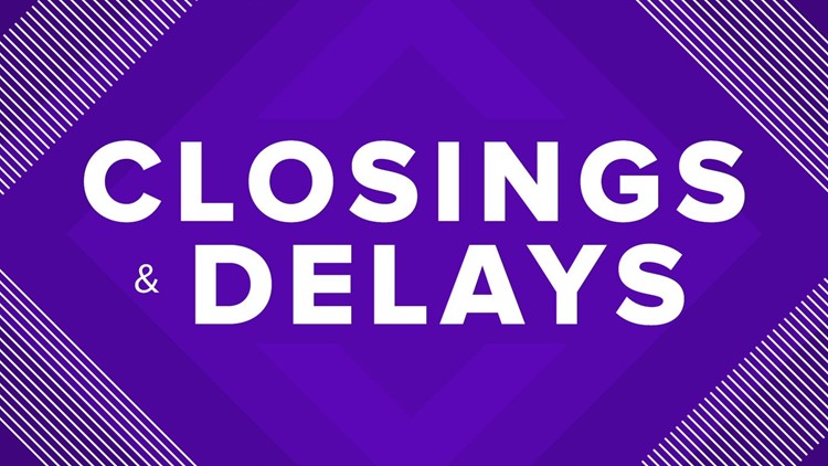  LIST: Closings and e-learning days 