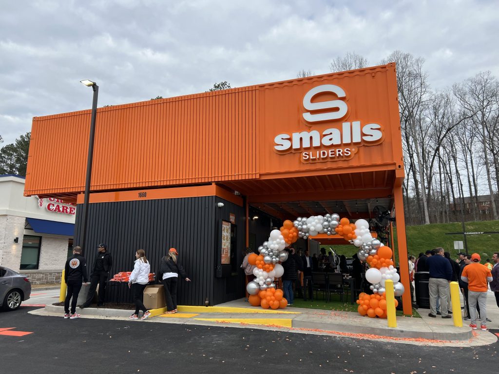   
																Smalls Sliders, a cheeseburger brand, opens location in Stockbridge 
															 