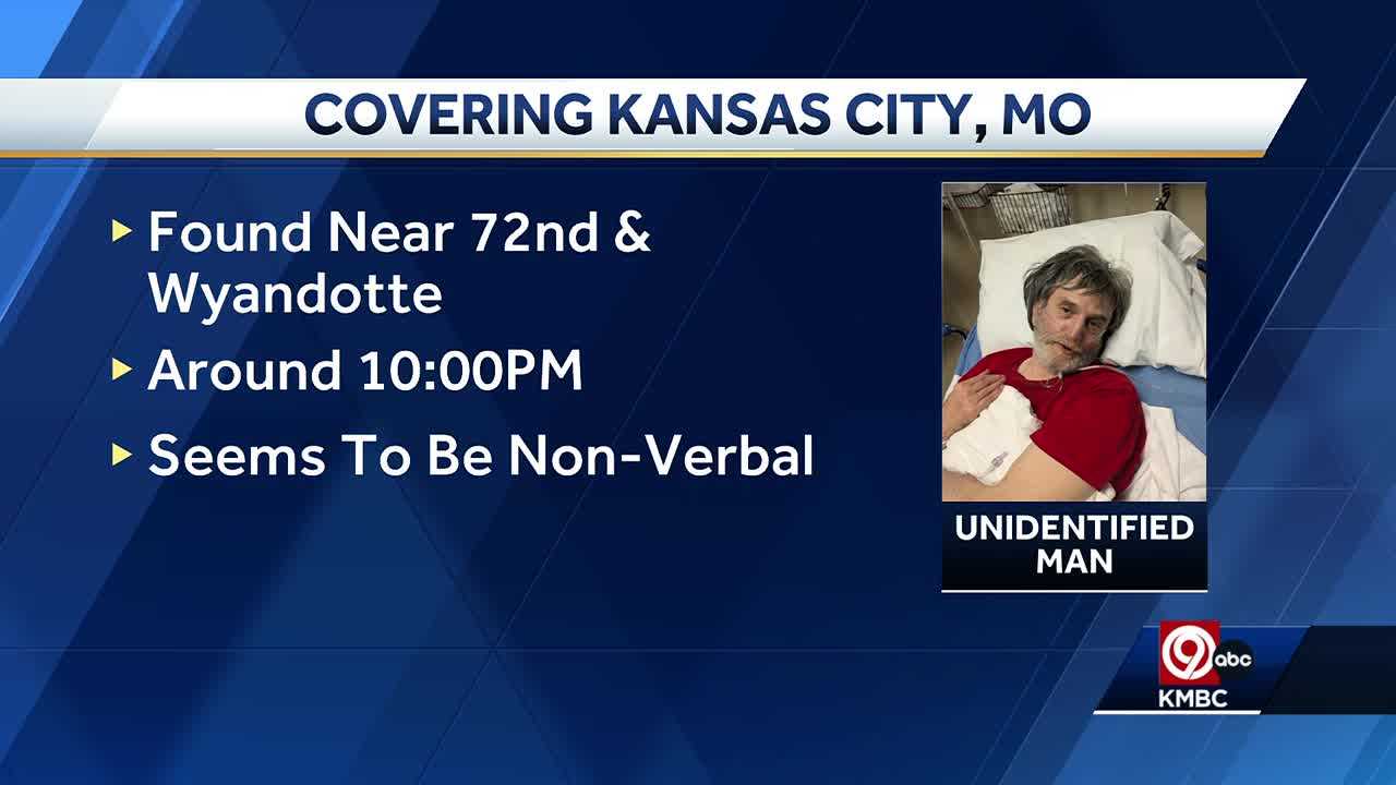  Kansas City police ask for help identifying man found wandering with no shoes 