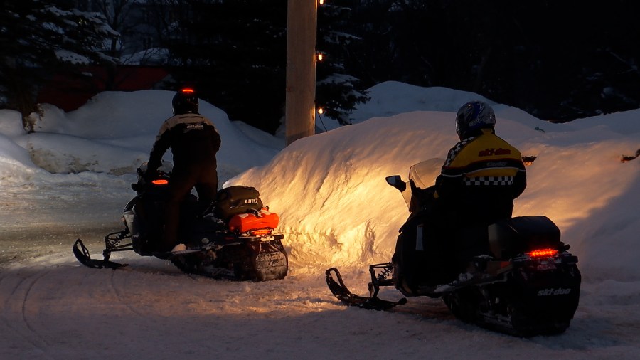  Snowmobile drivers flock to Copenhagen in Lewis County; one of the snowiest locations in the country 