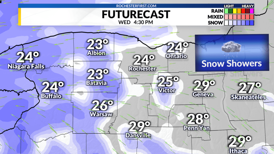  Weather Forecast: Cold air and clouds today ahead of snow, ice, & rain 