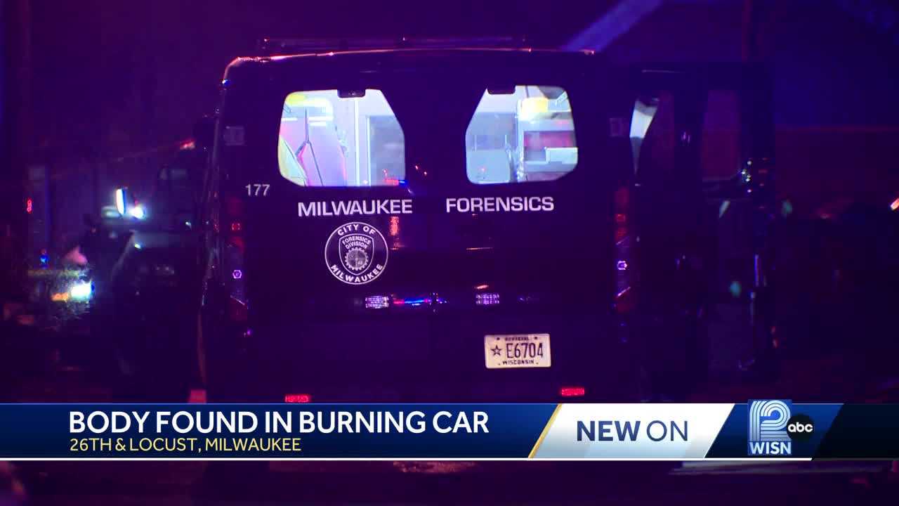  Person found dead in vehicle after car fire, Milwaukee police say 