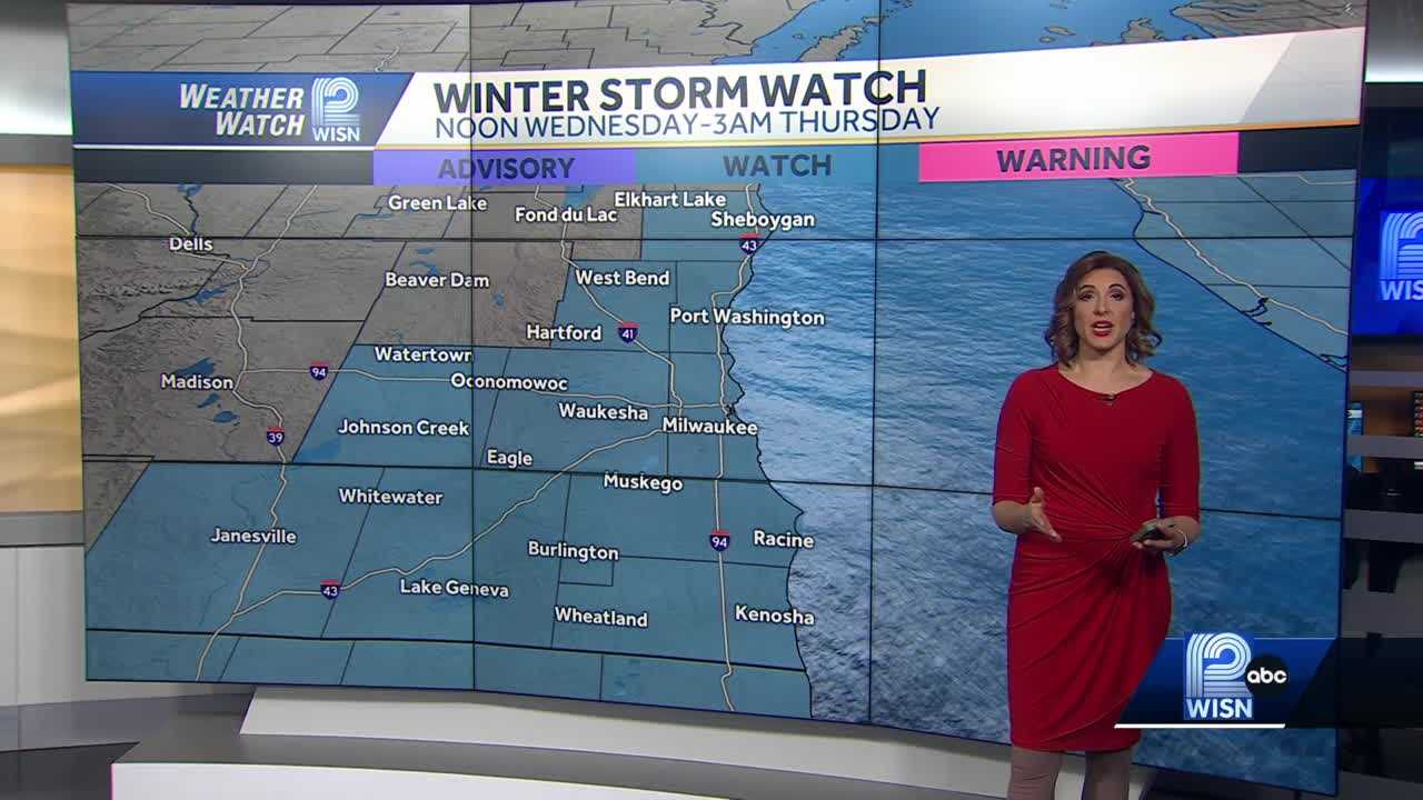  Winter storm watch issued for Southeast Wisconsin: Heavy snow expected 