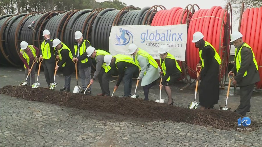  Ground broken in Virginia Beach on subsea cable fiber optic project 