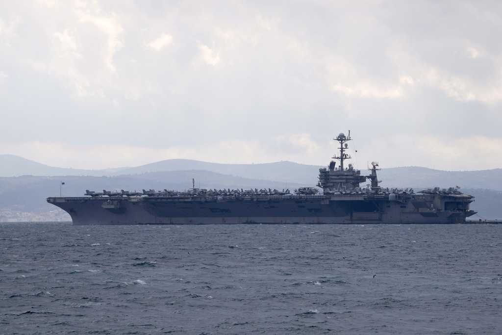  US aircraft carrier collides with merchant ship near Egypt; no injuries reported 