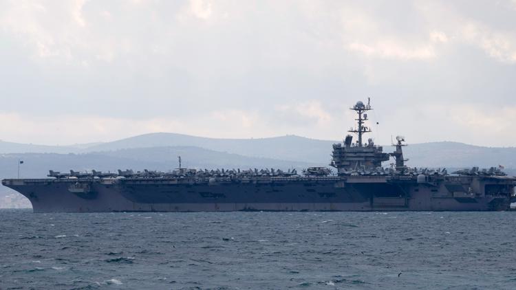  US aircraft carrier collides with merchant ship near Egypt, but no injuries reported 