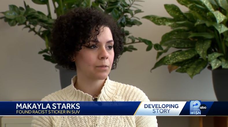  Woman who found racial slur sticker from car dealership speaks 